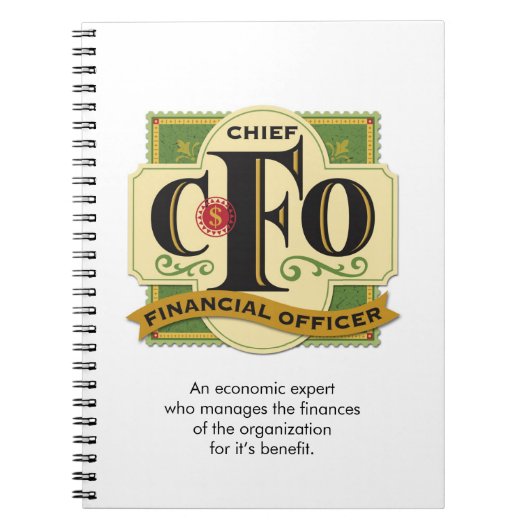 "CFO"のノート ノートブック (正面)
