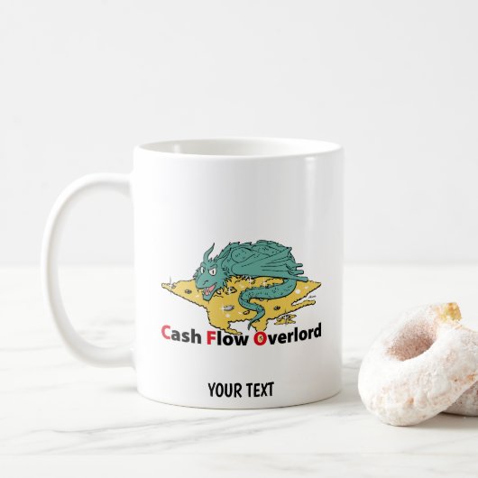 CFO カートゥーン ドラゴン コーヒーマグカップ (ドーナツ)