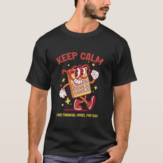 CFO 最高財務責任者 財務モデルを持っています Tシャツ (正面)