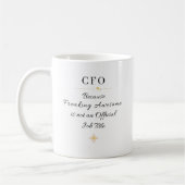 CFO Office Quote コーヒーマグカップ (左)