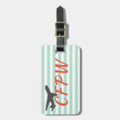 CFPWの荷物のラベル ラゲッジタグ (正面縦)