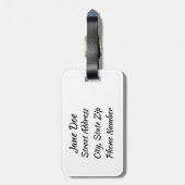 CFPWの荷物のラベル ラゲッジタグ (裏面縦)