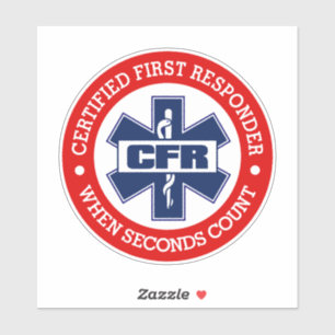 CFR (認定された最初のレスポンダー) シール