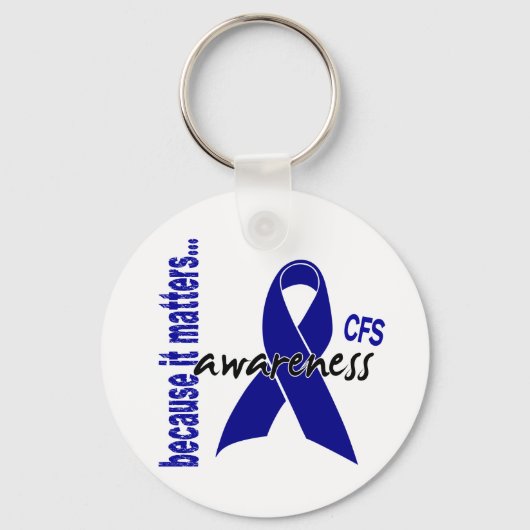 CFS慢性疲労症候群認識度 キーホルダー (正面)
