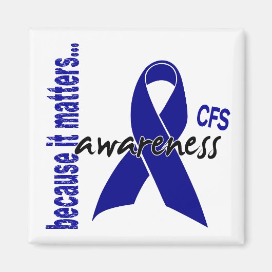CFS慢性疲労症候群認識度 マグネット (正面)