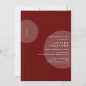 CFun フォトテンプレート 卒業 卒業パーティー 招待状 (裏面)