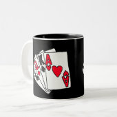 CG-カジノカードのマグ ツートーンマグカップ (正面左)