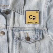 Cg - コメディゴールド 化学元素記号 Tシャツ 缶バッジ (インサイチュ)