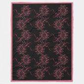 CG badge フリースブランケット (正面)