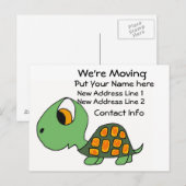 CG- We're Moving Turtleポストカード 案内ポストカード (正面/裏面)