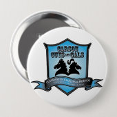 CGAG 4"青か白いボタン 缶バッジ (正面&裏面)