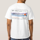 CGC 100th記念日のTシャツ8 Tシャツ (裏面)