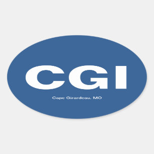 CGI/Cape Girardeau, MO 楕円形シール