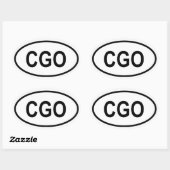 CGO 楕円形シール (シート)