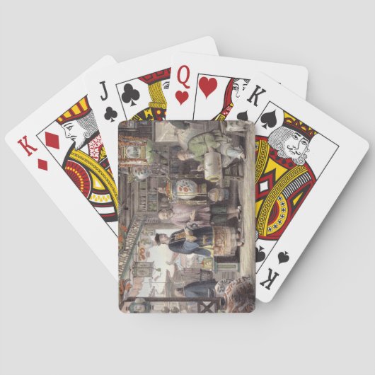 「CHからの北京のランタン商人のショールーム、 トランプ (裏面)