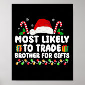 Chに一致する贈り物のために兄を交換する可能性が最も高い ポスター (正面)