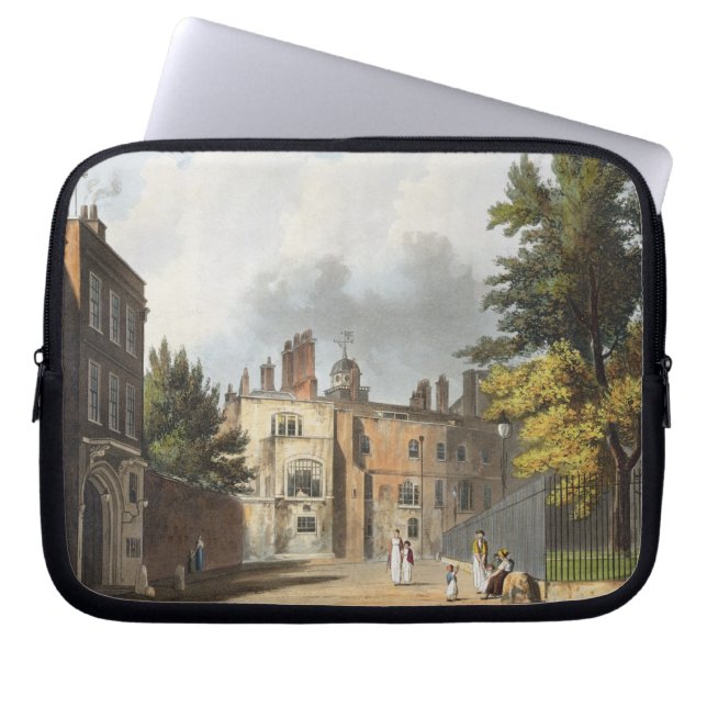 「CHの歴史からの正方形からのチャーターの家、 ラップトップスリーブ (正面)