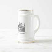 CHの空軍中佐 ビールジョッキ (正面右)