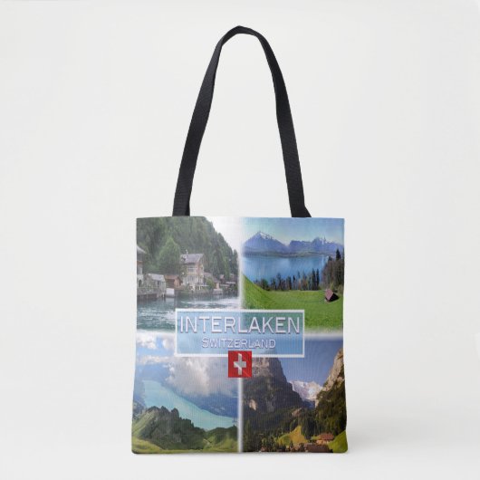 CHスイス – インターラーケン – Lake Thun - Thunerse トートバッグ (正面)