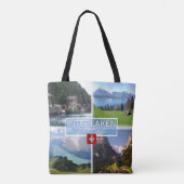 CHスイス – インターラーケン – Lake Thun - Thunerse トートバッグ (裏面)