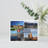 CHスイス – チューリッヒ –  ポストカード (スタンド正面)