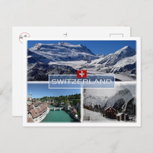 CHスイス –  ポストカード (正面/裏面)