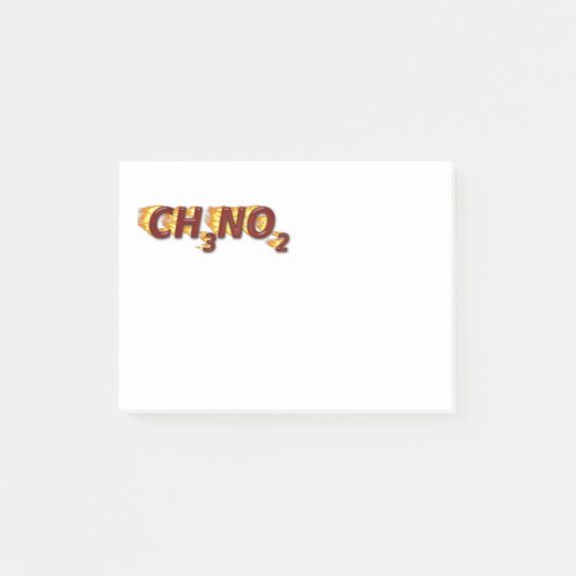 CH3NO2 – ニトロ ポストイット (正面)