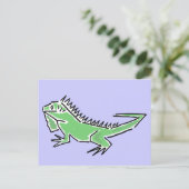 CH – イグアナ素晴らしはがき ポストカード (スタンド正面)