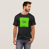 Ch - シカゴ おもしろ 化学 元素記号 Tシャツ (正面フル)