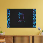 CH – チェット・ヘブライ語の手紙バルミツワー・サイン・イン・ボード キャンバスプリント (インサイチュ (リビング))