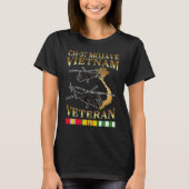 CH 37 mojave helicopter Vietnam war veteran Tシャツ (正面)