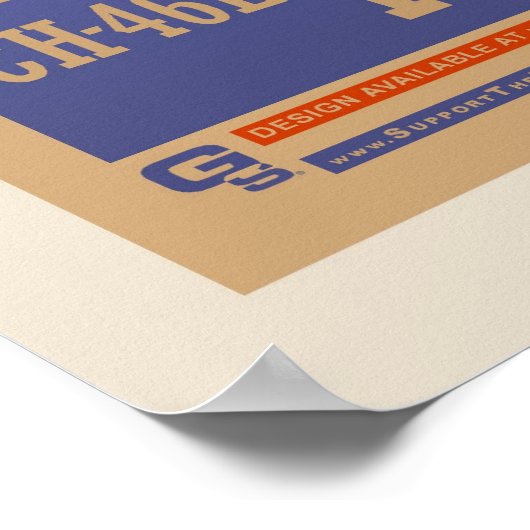 CH-46送別ポスター ポスター (角)