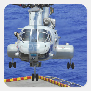 CH-46Eの海の騎士ヘリコプター スクエアシール