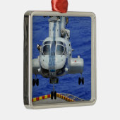 CH-46Eシーナイトヘリコプター メタルオーナメント (右)