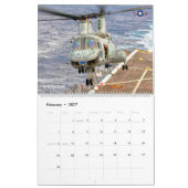 CH-46Eシーナイト カレンダー (2月 2027)
