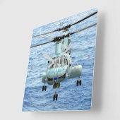 CH-46Eシーナイト スクエア壁時計 (傾斜)