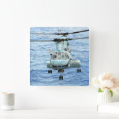 CH-46Eシーナイト スクエア壁時計 (ホーム)