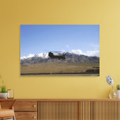 CH-47チヌークが離陸 キャンバスプリント (インサイチュ (リビング))