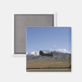 CH-47チヌークが離陸 マグネット (正面/裏面)