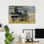 CH-47Dチヌーク ポスター (ホームオフィス)
