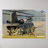 CH-47Dチヌーク ポスター (正面)