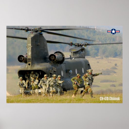 CH-47Dチヌーク ポスター (正面)