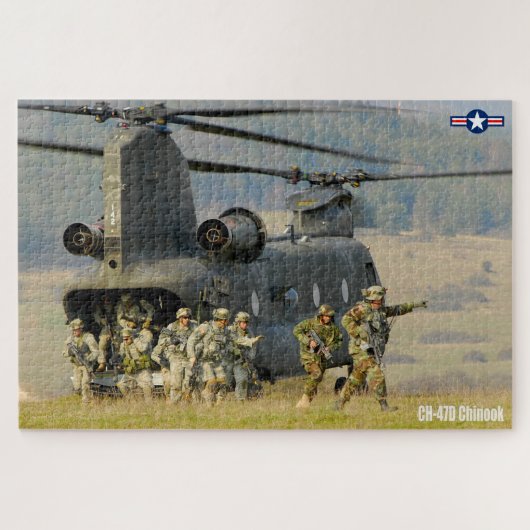CH-47D CHINOOK （20x30インチ） ジグソーパズル (横)