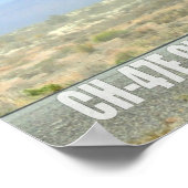 CH-47Fチヌーク ポスター (角)