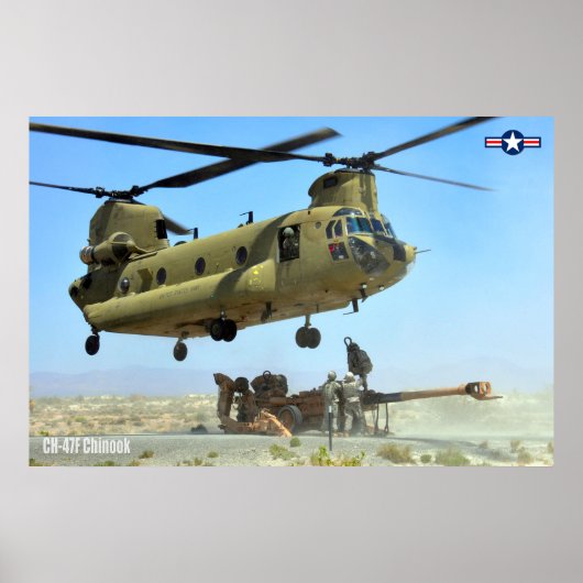 CH-47Fチヌーク ポスター (正面)