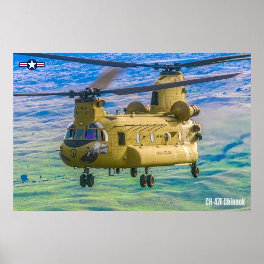 CH-47Fチヌーク ポスター (正面)