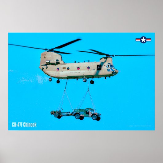 CH-47Fチヌーク ポスター (正面)