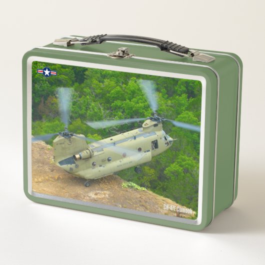 CH-47Fチヌーク メタルランチボックス (正面)