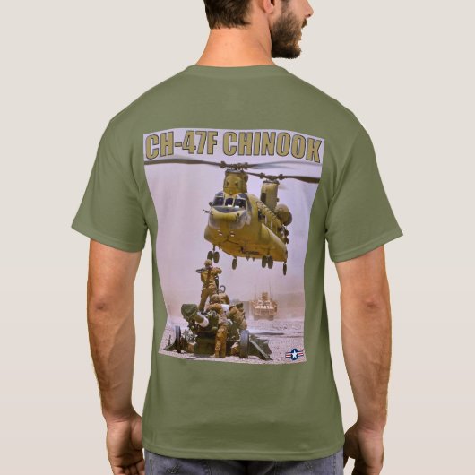 CH-47Fチヌーク Tシャツ (裏面)