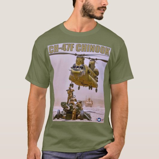 CH-47Fチヌーク Tシャツ (正面)